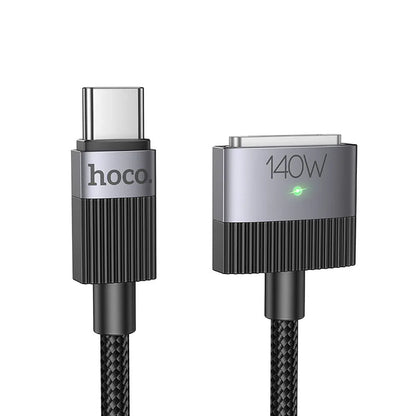Cabo de Carregamento HOCO U141, USB-C - MagSafe 3, 140W, 1.8m, Preto