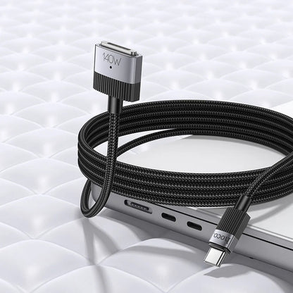 Cabo de Carregamento HOCO U141, USB-C - MagSafe 3, 140W, 1.8m, Preto