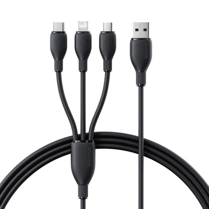 USB-C Charging Cable - Lightning / microUSB / USB-C Baseus Ultra Fast 3in1, 20W, 0.8m, Black P10377501111-00