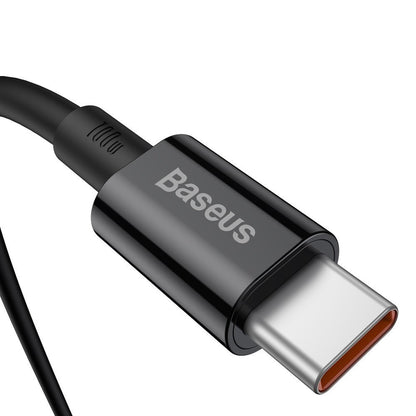 Cabo de carregamento e dados USB-C - USB-C Baseus Superior Series, 100W, 2m, Preto CATYS-C01