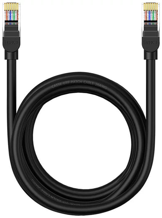 Cabo de Rede Baseus, UTP, Cat5, 3m, Preto B00133206111-04