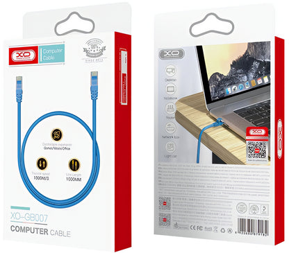 Cabo de Rede XO Design GB007, UTP, Cat6, 1m, Azul