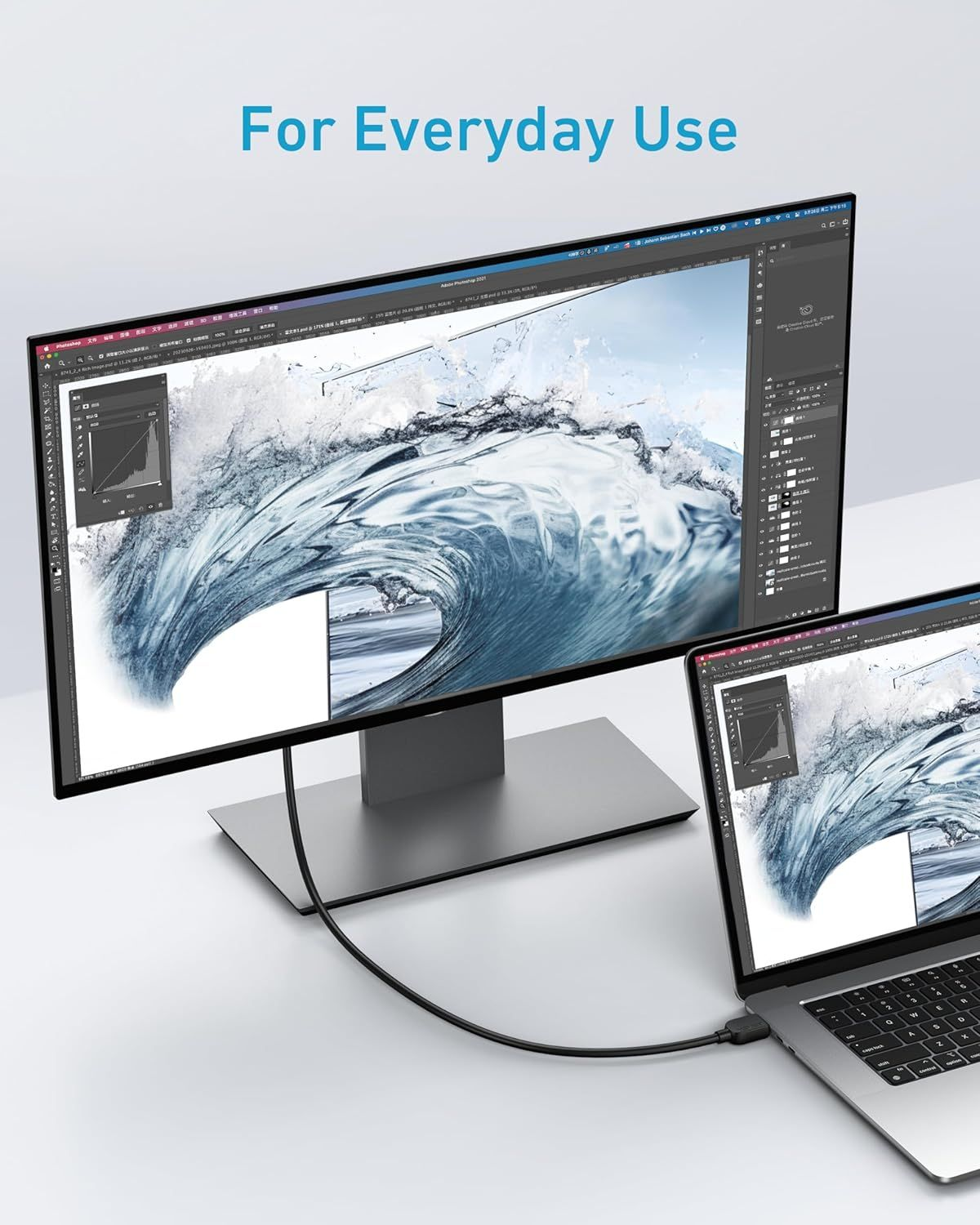 Cabo de Vídeo Anker, HDMI - HDMI, 8K, 1.8m, Preto A8742011