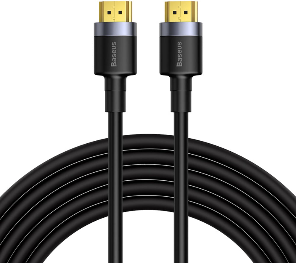 Cabo de Vídeo Baseus Cafule, HDMI - HDMI, 4K, 5m, Preto CADKLF-H01