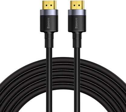 Cabo de Vídeo Baseus Cafule, HDMI - HDMI, 4K, 5m, Preto CADKLF-H01