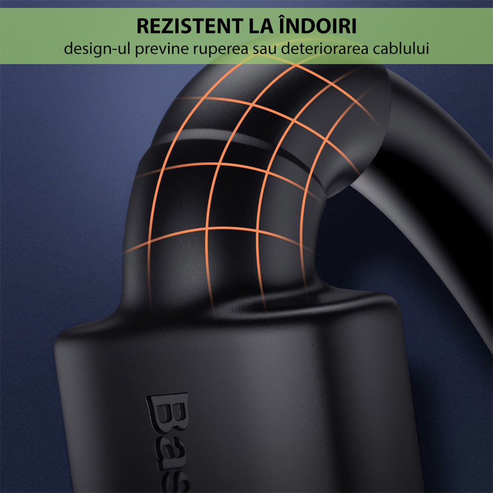 Cabo de Vídeo Baseus Cafule, HDMI - HDMI, 4K, 5m, Preto CADKLF-H01