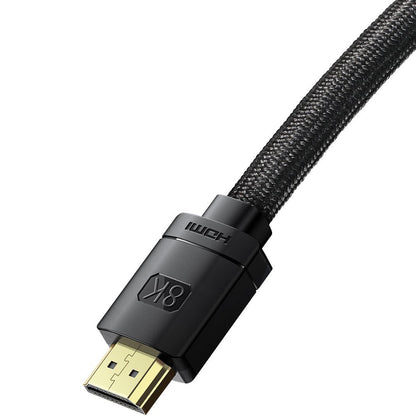 Cabo de Vídeo Baseus Alta Definição, HDMI - HDMI, 8K, 2m, Preto CAKGQ-K01