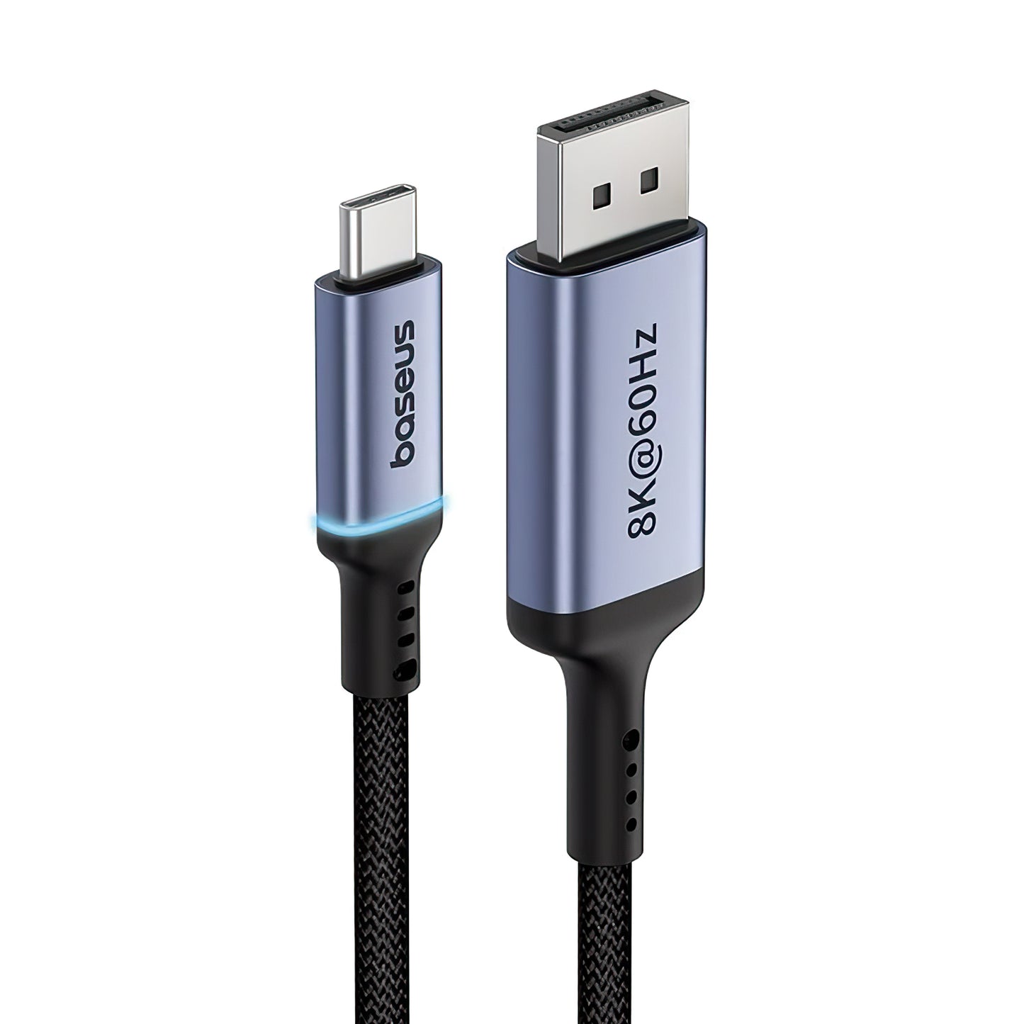 Cabo áudio e vídeo USB-C - DisplayPort USB-C Baseus Ultra Clarity, 8K, 1,5 m, preto B006337070D111-00 