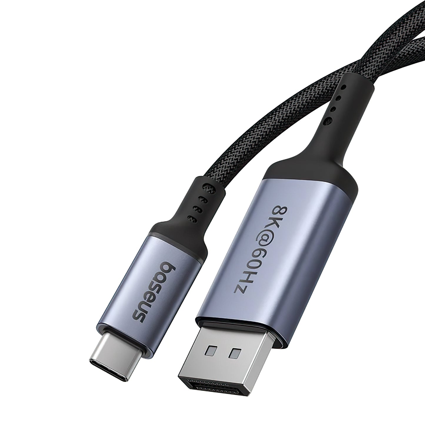 Cabo áudio e vídeo USB-C - DisplayPort USB-C Baseus Ultra Clarity, 8K, 1,5 m, preto B006337070D111-00 