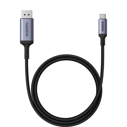 Cabo áudio e vídeo USB-C - DisplayPort USB-C Baseus Ultra Clarity, 8K, 1,5 m, preto B006337070D111-00 