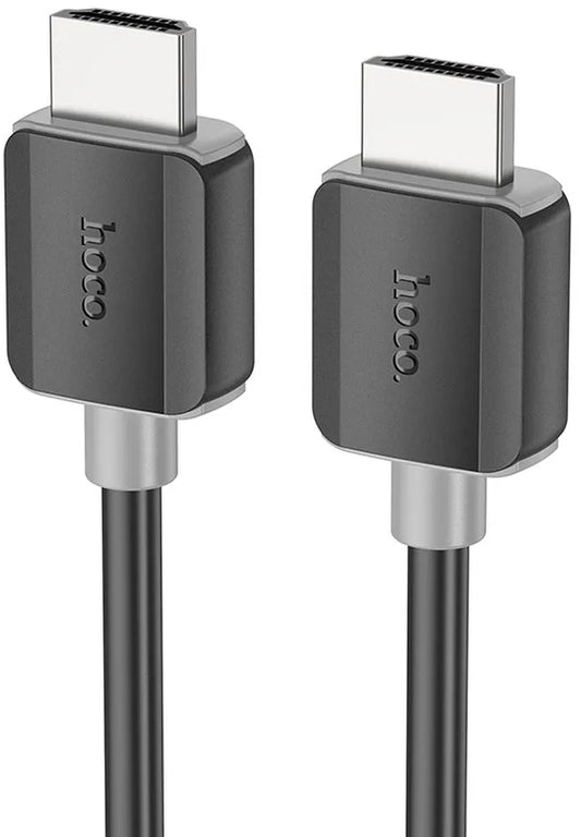 Cabo de Vídeo HOCO US08, HDMI - HDMI, 4K, 1m, Preto