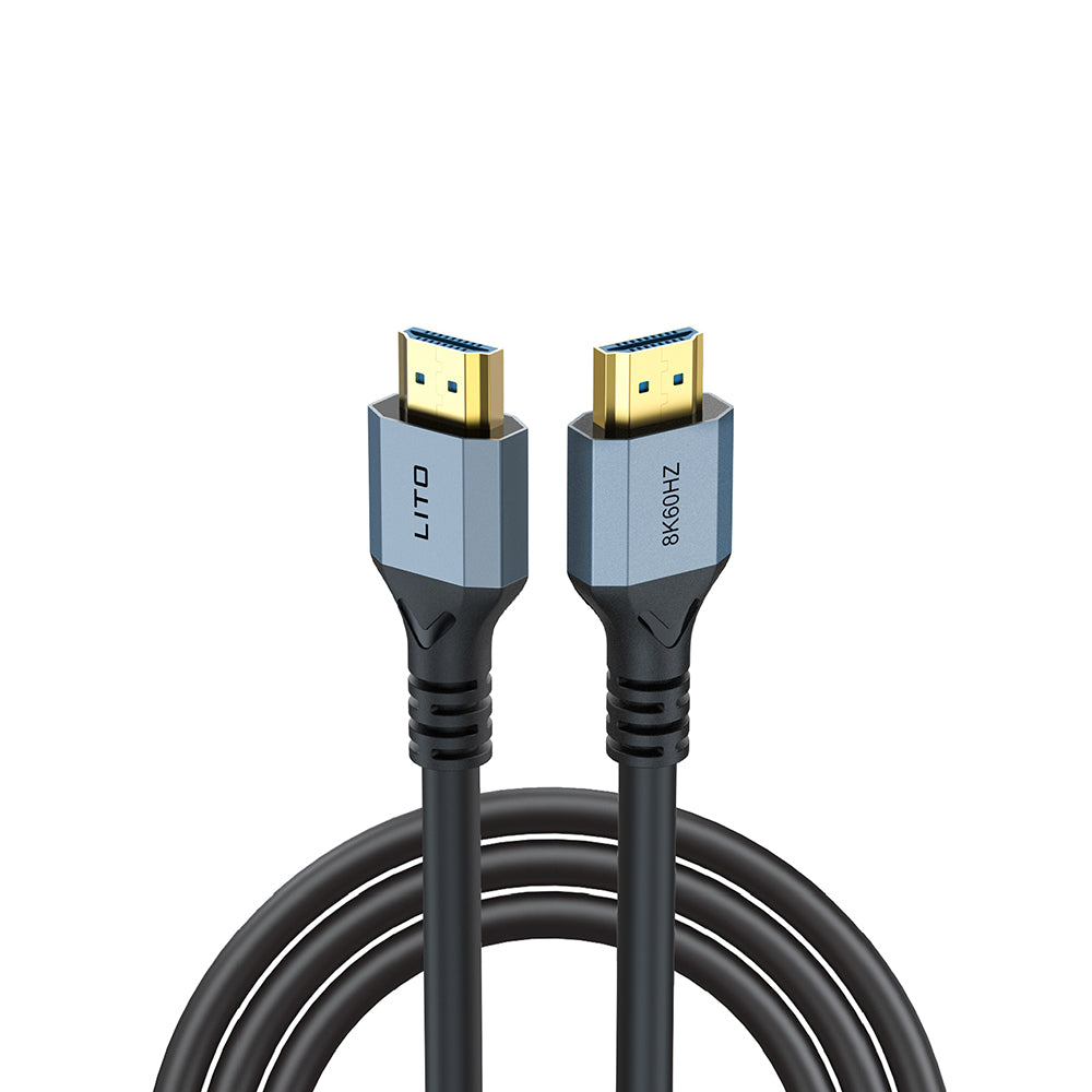 Cabo de Vídeo Lito HD119, HDMI - HDMI, 8K, 1,8m, Preto