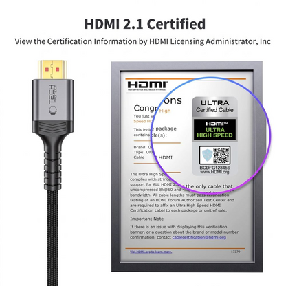 Cabo de Vídeo Tech-Protect Ultraboost 2, HDMI - HDMI, 8K, 2m, Preto