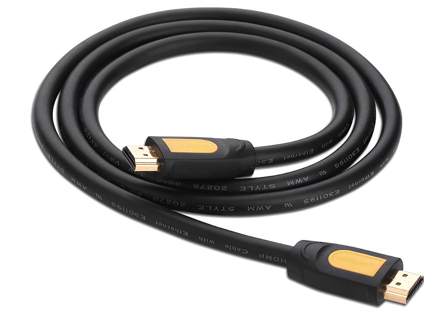 Cabo de Vídeo UGREEN HD101, HDMI - HDMI, 4K, 5m, Preto