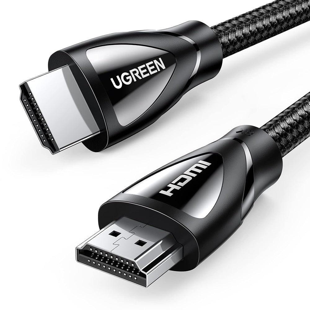 Cabo de Vídeo Ugreen HD140 (80405), HDMI - HDMI, 8K, 5m, Preto