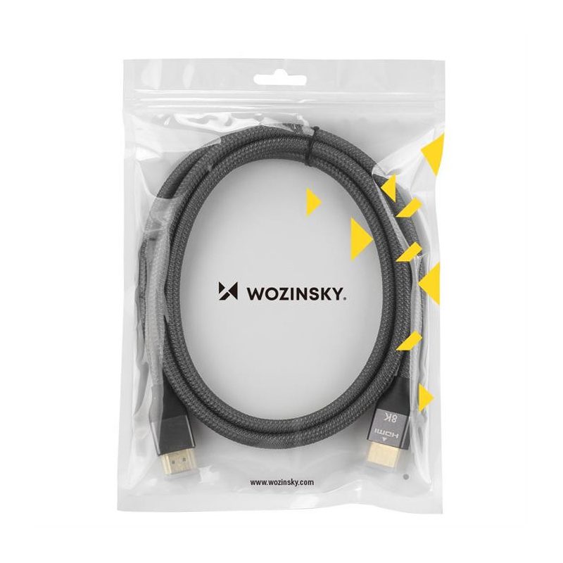 Cabo vídeo WZK Ultraboost, HDMI - HDMI, 8K, 3 m, cinzento WHDMI-30 WHDMI-30 