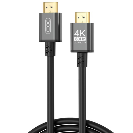 XO Design GB017B Video Cable, HDMI - HDMI, 4K, 5m, Black