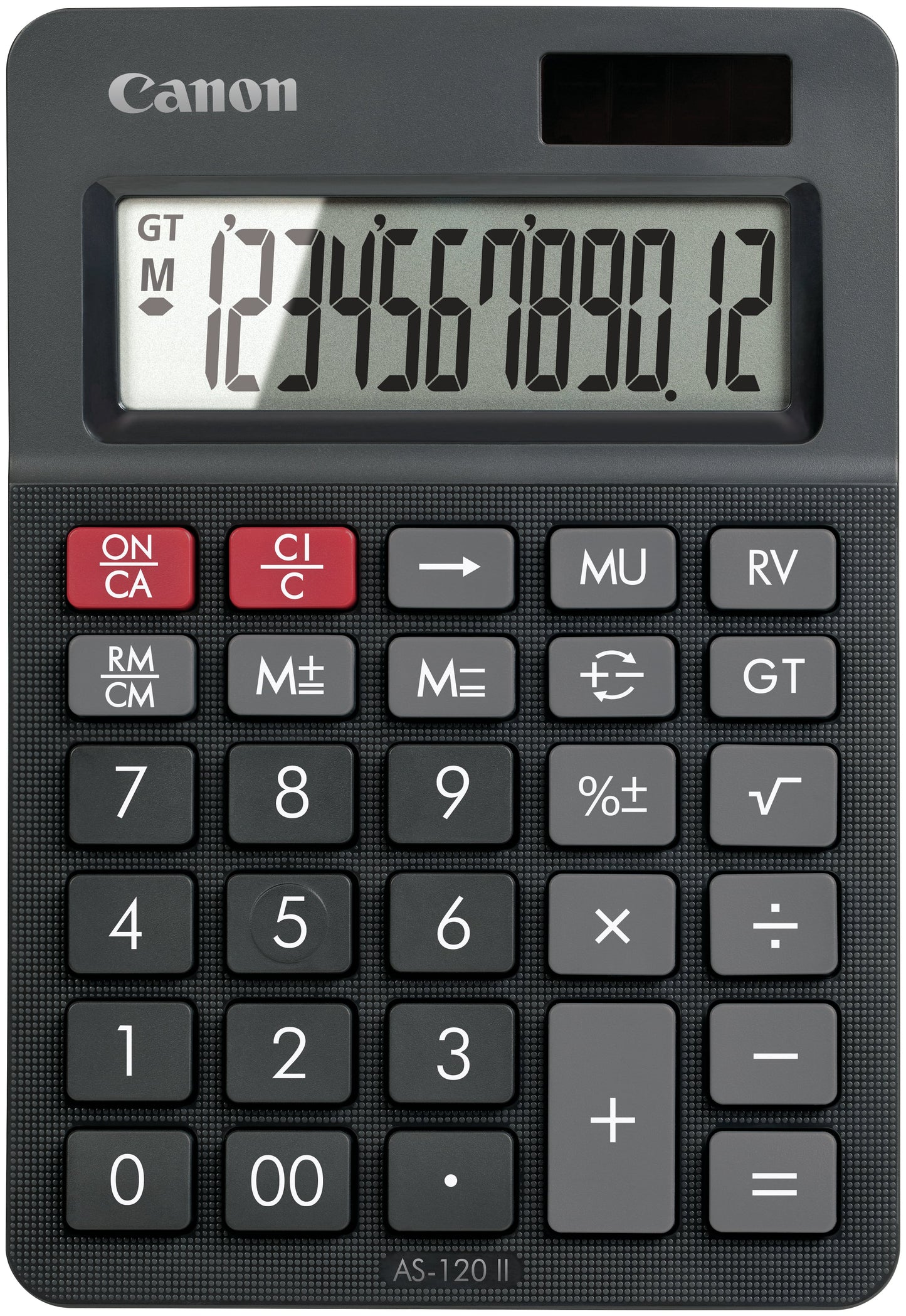 Canon AS-120 II Desktop Calculator, Black CANAS120IIDBL