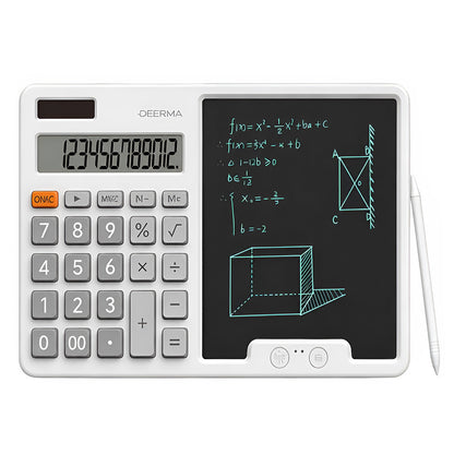 Calculadora de Secretária com Tablet de Escrita Deerma JX01, Cinzenta