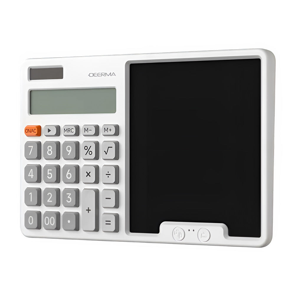 Calculadora de Secretária com Tablet de Escrita Deerma JX01, Cinzenta