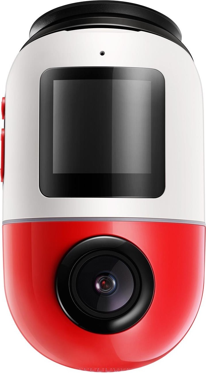 70mai Dash Cam Omni 360 X200, 1080P, 64Gb, Wi-Fi, GPS, IA, Controlo por voz, Ecrã de 1,2 polegadas, Rosie X200-64-RED