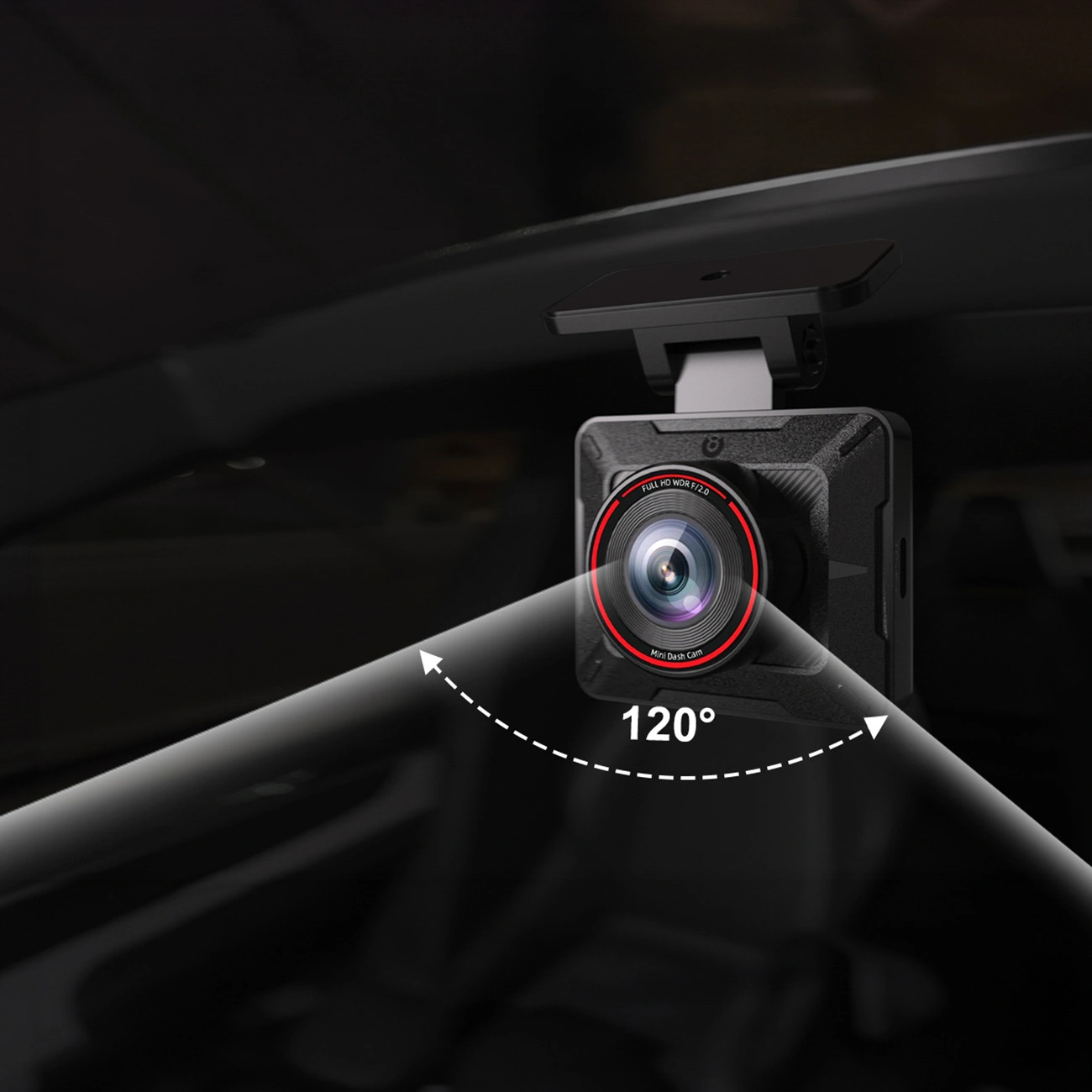 Câmara Automóvel Akeeyo P1, 1080P, Wi-Fi