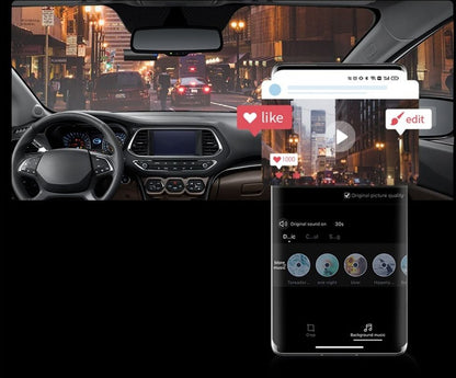 Câmara Automóvel DDPAI Mini Pro DM2503A-02, 2K, Wi-Fi
