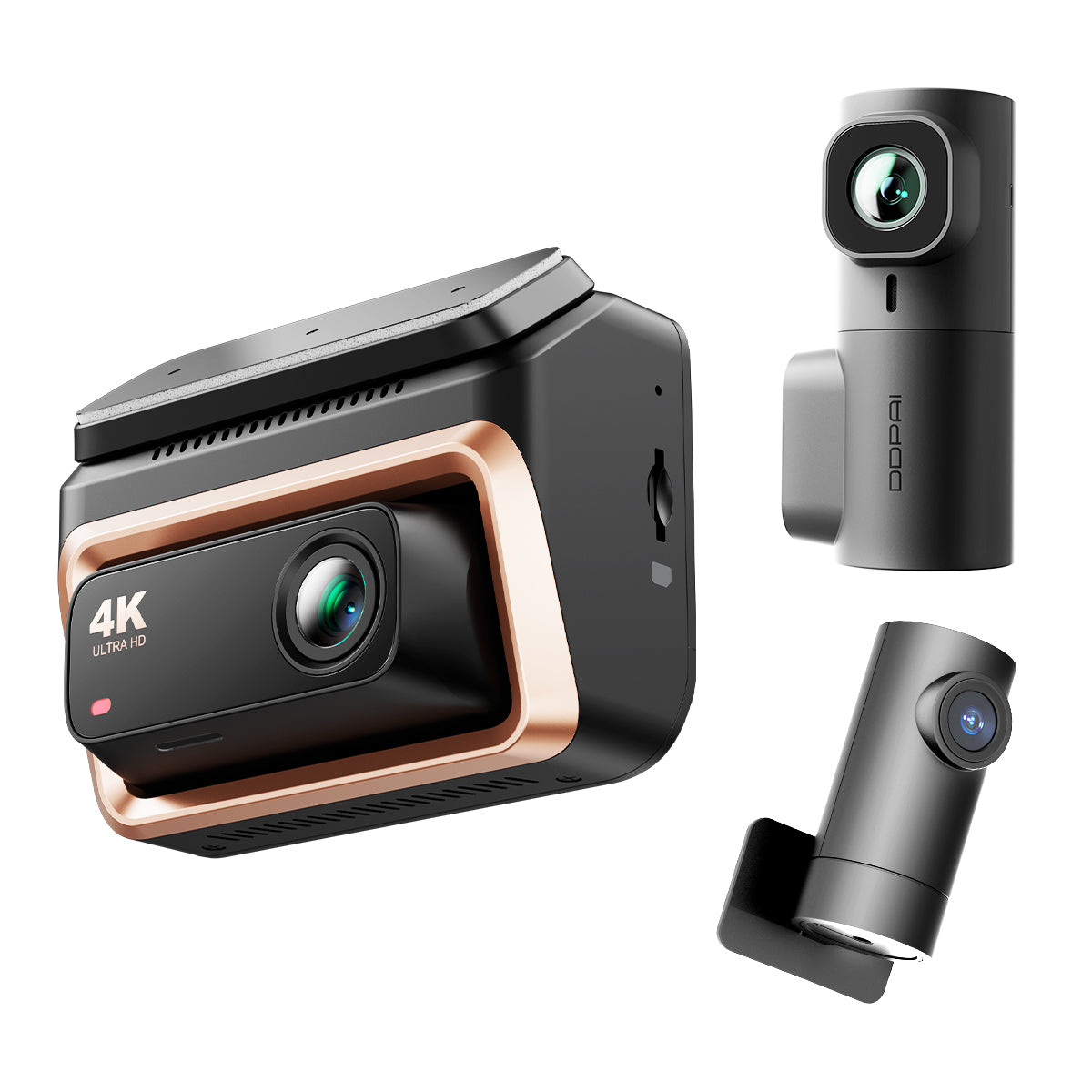 Câmara Automóvel Frontal, Traseira e Auxiliar DDPAI Z60 Pro 3-CH, 4K, Wi-Fi, GPS, Ecrã 3 polegadas