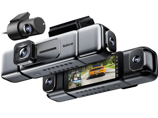 Câmara Automóvel Frontal e Traseira Botslab G980H 4CH, 3K, Wi-Fi, GPS, Ecrã 3.18 polegadas