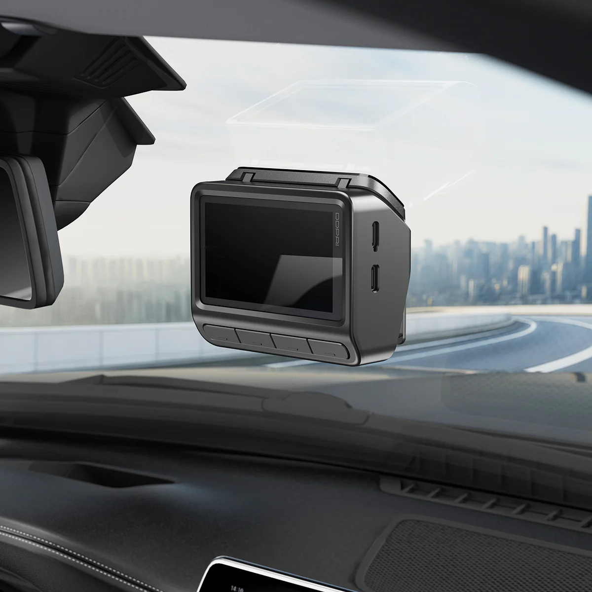 Câmara Auto Frente Traseira DDPAI Z90 Dual, 4K, 64Gb, Wi-Fi, GPS, Ecrã 3 polegadas