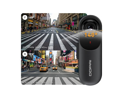 Câmara Automóvel Frontal e Traseira DDPAI mola N3 Pro 2026, 1600P, Wi-Fi
