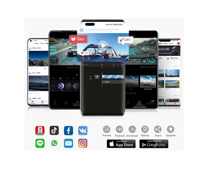 Câmara Automóvel Frontal e Traseira DDPAI mola N3 Pro 2026, 1600P, Wi-Fi