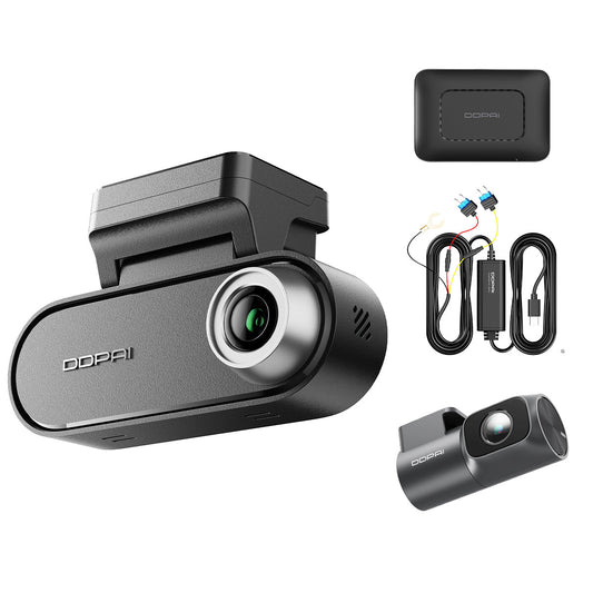 Câmara Automóvel Frontal e Traseira DDPAI N5 Dual 2026, 4K, Wi-Fi, GPS, IA
