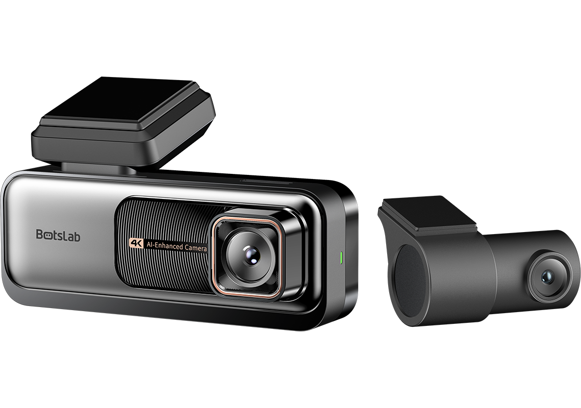 Câmara Automóvel Frontal e Traseira Botslab G980H Pro, 4K, Wi-Fi, GPS, Ecrã 2.45 polegadas