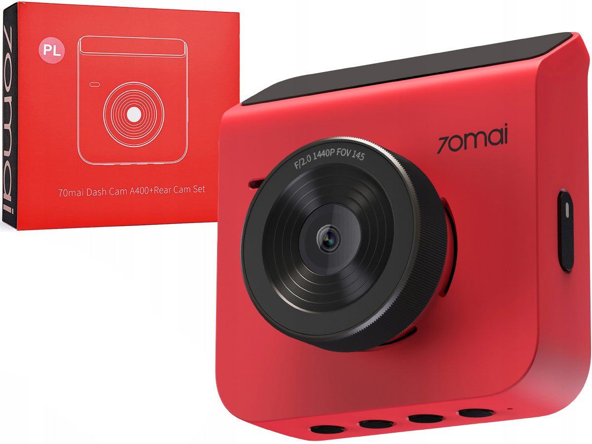 Câmara para automóvel 70mai Dash Cam A400, 2K, Wi-Fi, ecrã de 2 polegadas, cor-de-rosa