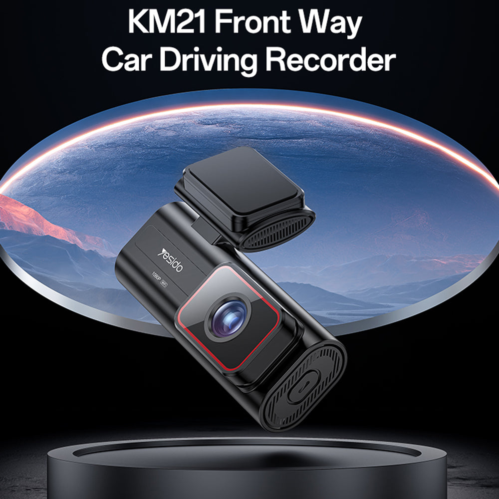 Câmara Auto Yesido KM21, 1080P, Wi-Fi, Ecrã 1.47 polegadas