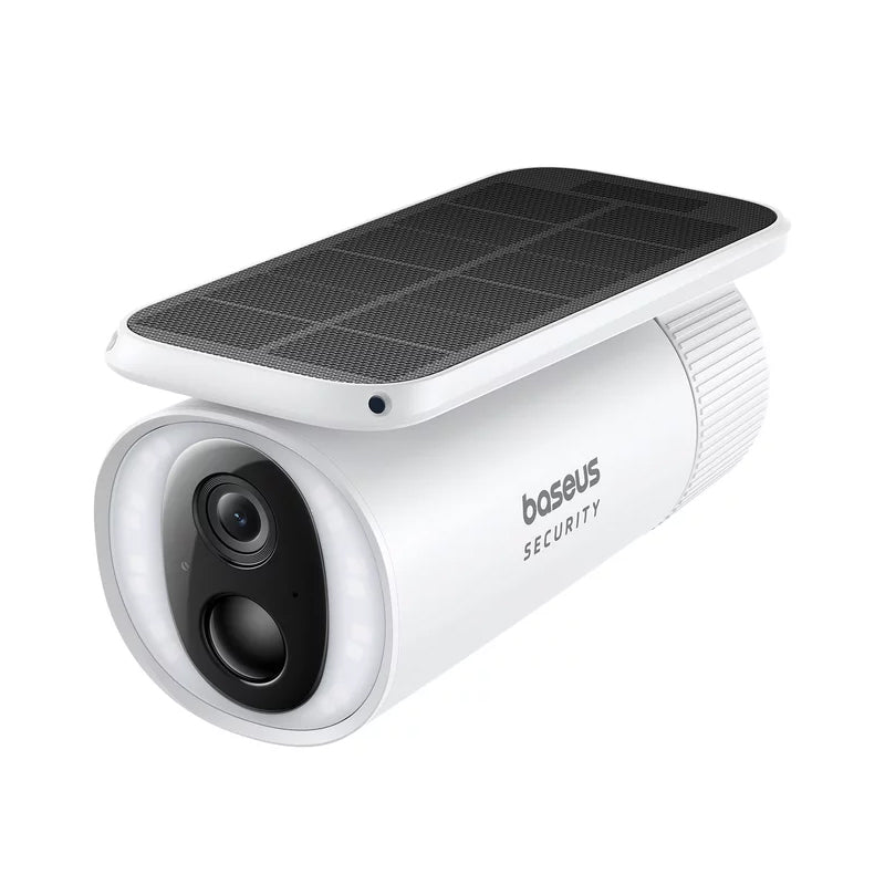Câmara de Vigilância Baseus Solar S1, Wi-Fi, 2K, IP67, Painel Solar, Exterior S0SW002130