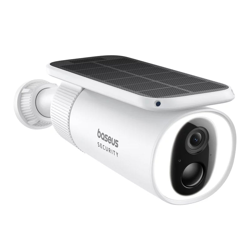 Câmara de Vigilância Baseus Solar S1, Wi-Fi, 2K, IP67, Painel Solar, Exterior S0SW002130