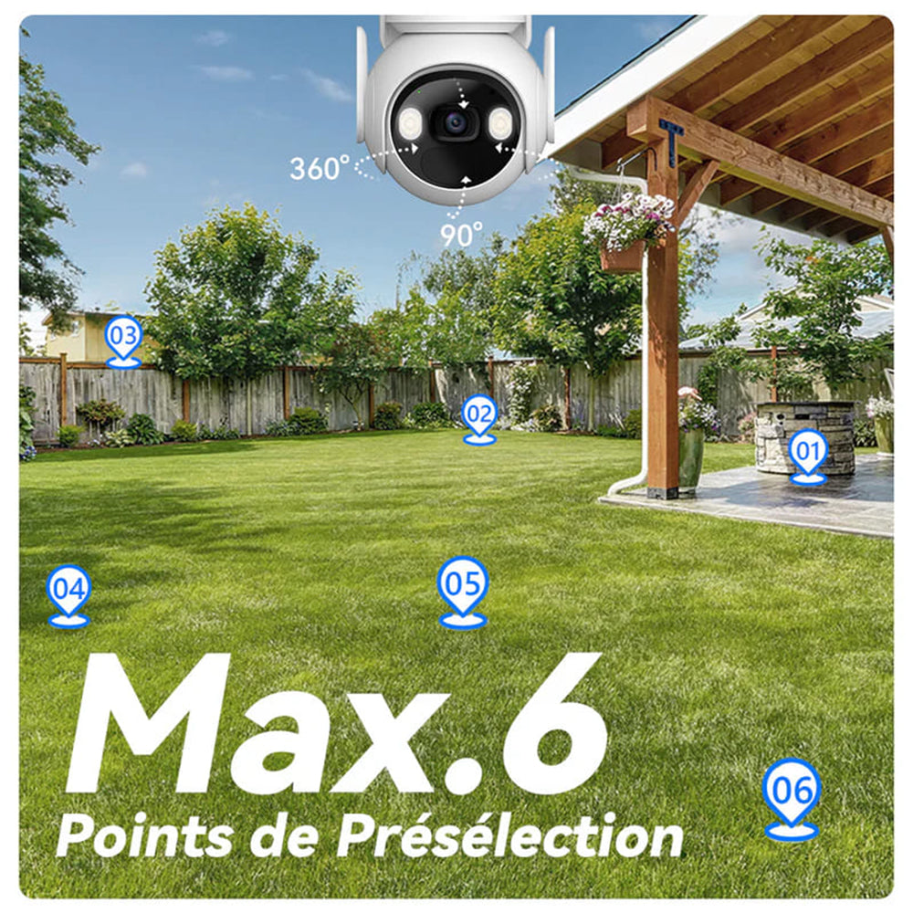 Câmara de Vigilância Imou Cell PT, Wi-Fi, 2K, IP66, Exterior, Branca IPC-K9EP-3T0WE