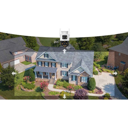 Câmara de Vigilância Imou Cruiser Dual 2 Pro, Wi-Fi, 2.5K + 2.5K, IP65, Exterior IPC-S7XFP-8U0WED