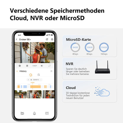 Câmara de Vigilância Imou Cruiser SE+, Wi-Fi, 3K, IP66, Exterior IPC-K7CP-5H1WE