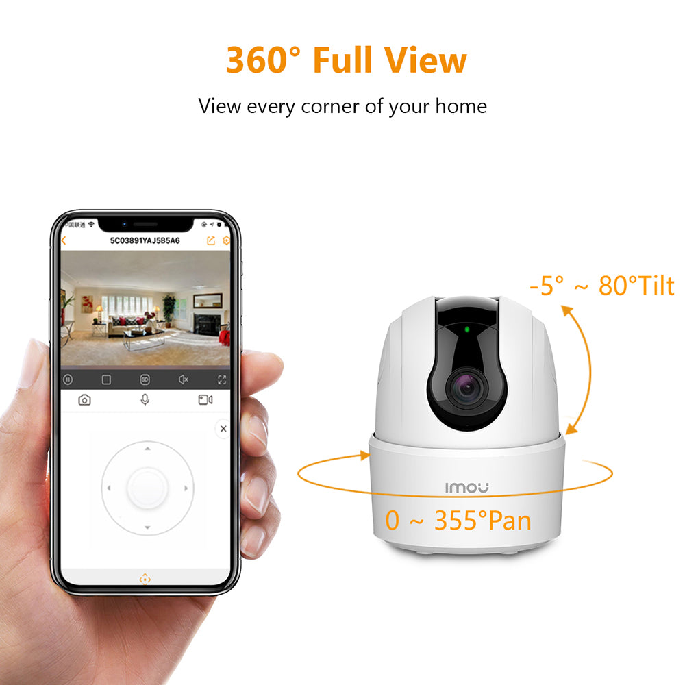 Câmara de Vigilância Imou Ranger 2C, Wi-Fi, 3K, Interior IPC-K2ECP-5H2W