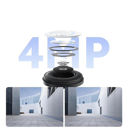 Câmara de Vigilância Xiaomi CW500 Dual, Wi-Fi, 2.5K, IP66, Exterior BHR9402EU