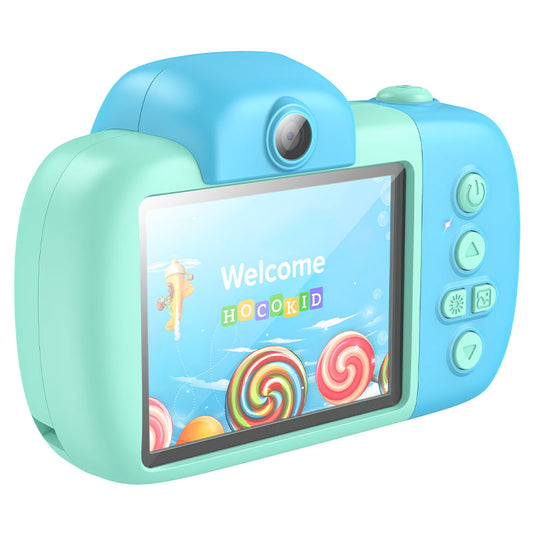 Câmara Digital HOCO DV201 Kids, 1080P, 2MP, Azul
