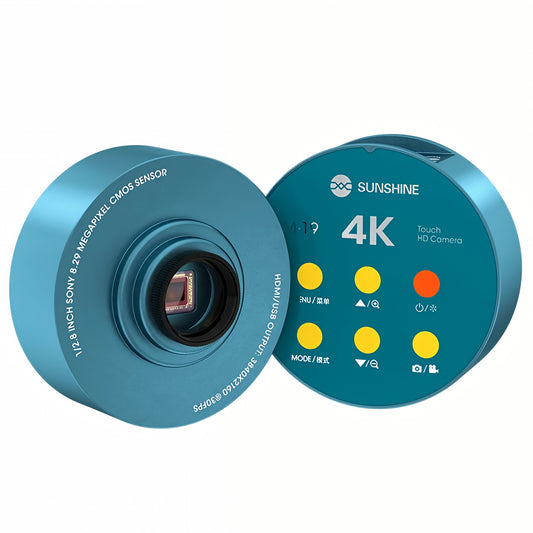 Câmara de Microscópio com Controlo Tátil Sunshine M-19, 4K