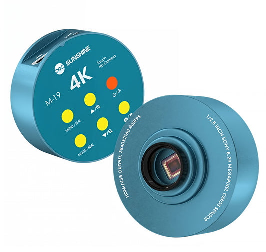 Câmara de Microscópio com Controlo Tátil Sunshine M-19, 4K