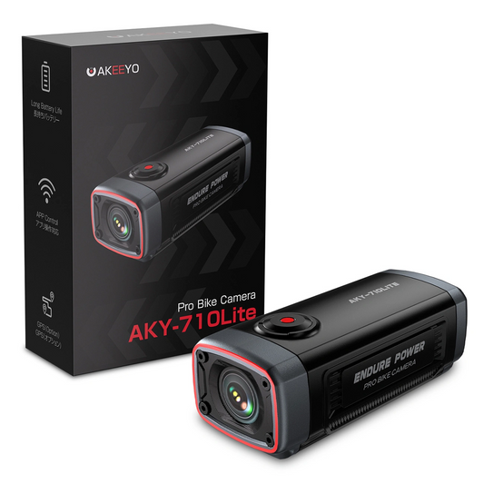 Câmara Desportiva Akeeyo 710 Lite para Bicicleta / Motociclo, 2K, Wi-Fi, Preta