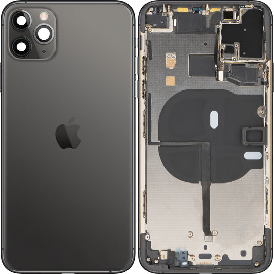 Capa da bateria do Apple iPhone 11 Pro Max, com capa intermédia, preto (cinzento espacial), Swap
