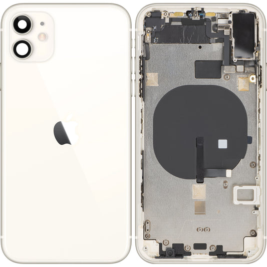 Capa da bateria do Apple iPhone 11, com meia capa, branca, Trocar 