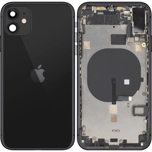 Capa da bateria do iPhone 11 da Apple, com capa intermédia, preta, trocar 